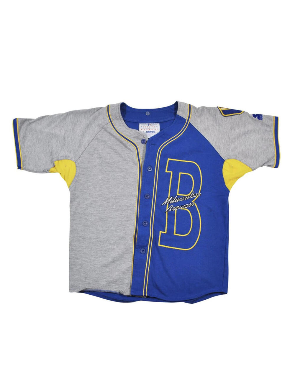 Vintage Starter Brand Milwaukee Brewers MLB Baseball 90s Jersey Youth Medium